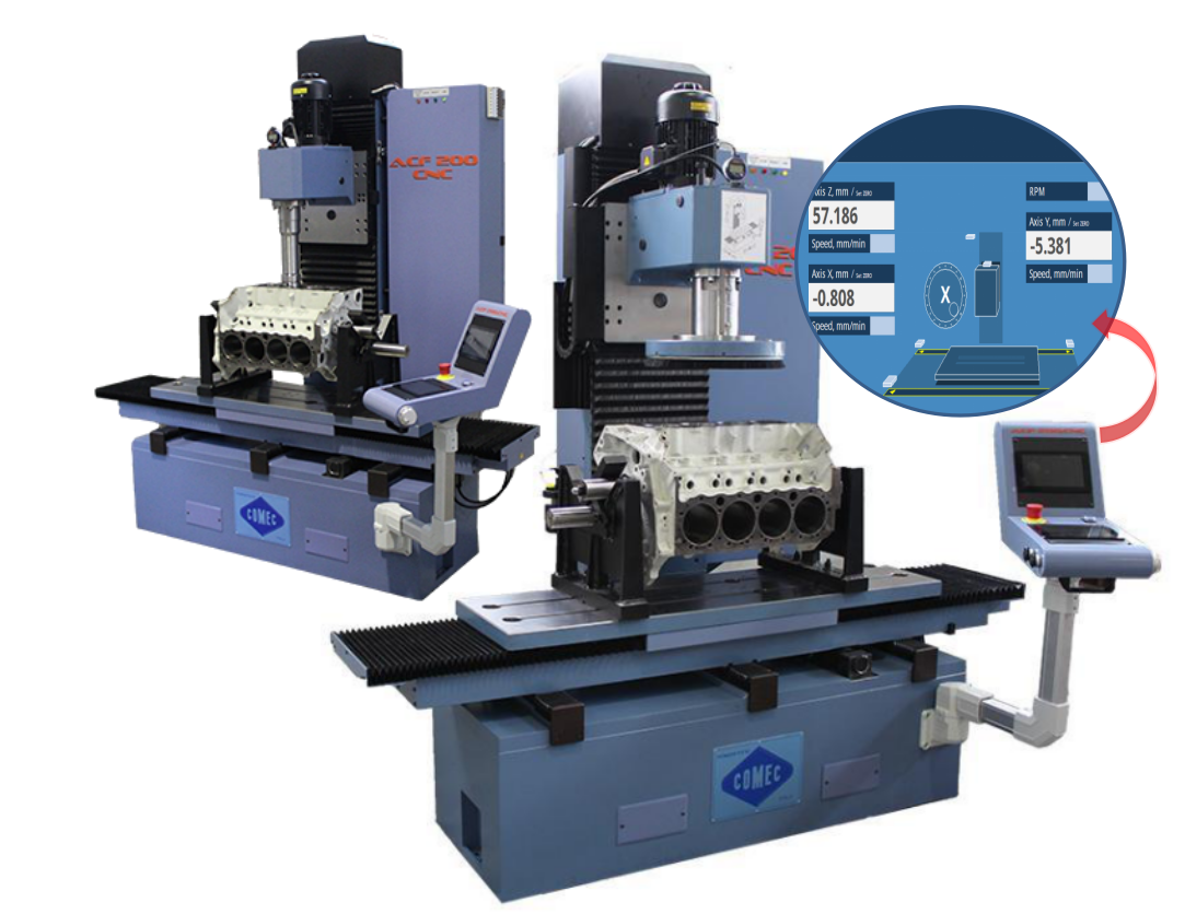 CYLINDER BORING / RESURFACING MACHINE ACF200CNC | SAE - Specialised ...